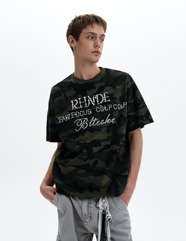 MADWITCH PEARL STUD TEE #L954