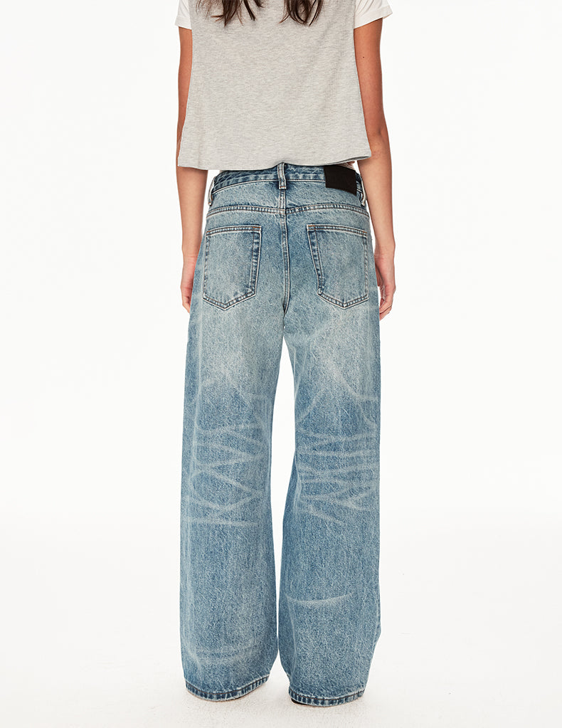 MADWIT VINTAGE STRAIGHT JEANS #GPC5590