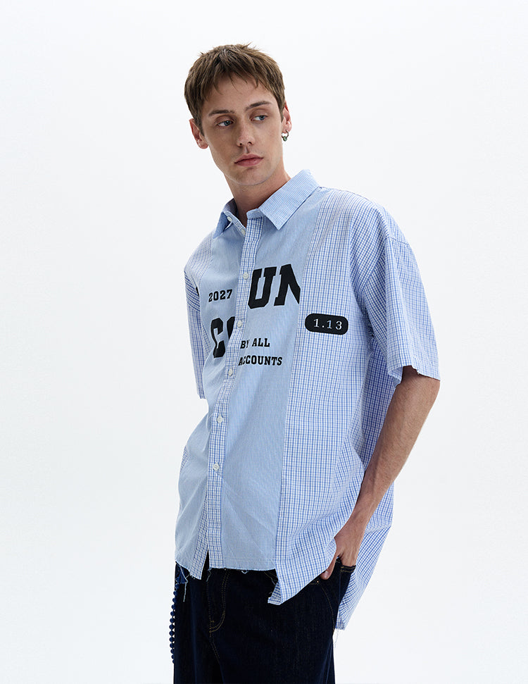 MADWIT RAW EDGE SHIRT #SS328