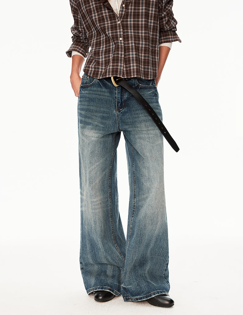 MADWIT HIGH STREET WIDE JEANS #DR8812
