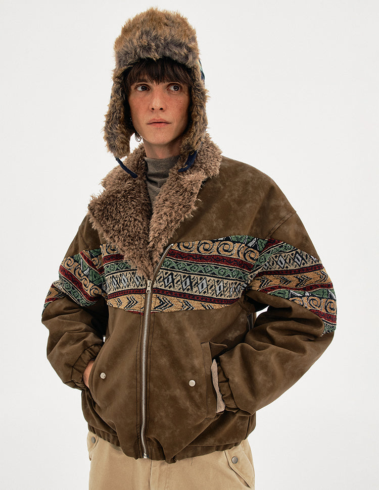 MADWITCH FOLK SUEDE PARKA #MY0210