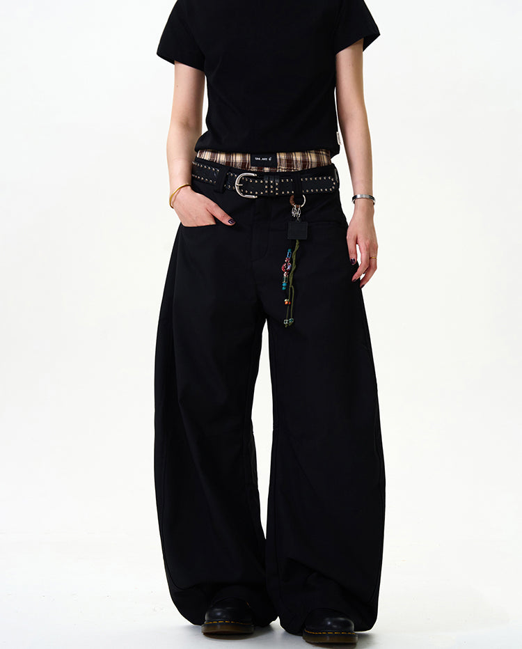 MADWITCH SLIM FIT CURVED CUT DRESS PANTS #CK6586