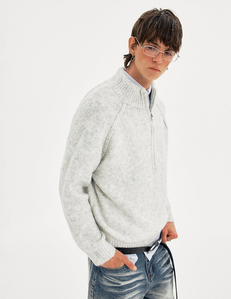 MADWITCH SPLIT NECK SWEATER #MFY238