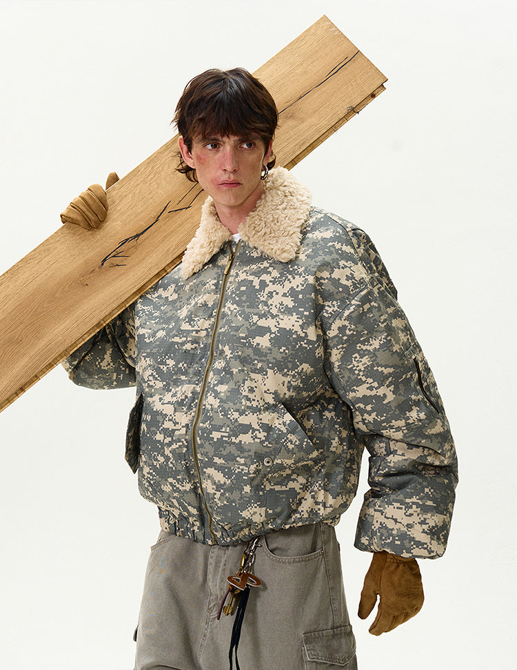 MADWITCH CAMOFLAGE BOMBER JACKET #0194