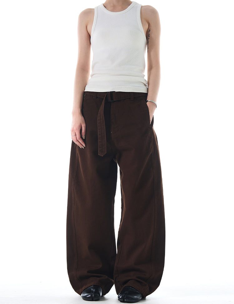 MADWITCH STRAIGHT LEG LONG WAISTBAND WORK PANTS #G6636