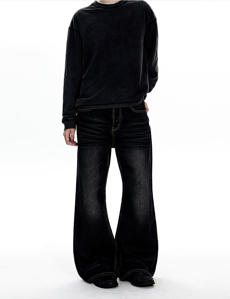 MADWITCH NARROW WASH FLARE JEANS #6118