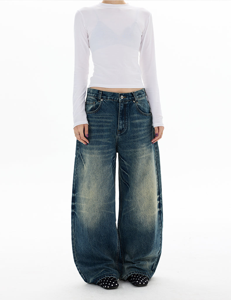 MADWITCH VINTAGE WASHED VIBE JEANS #CK9737