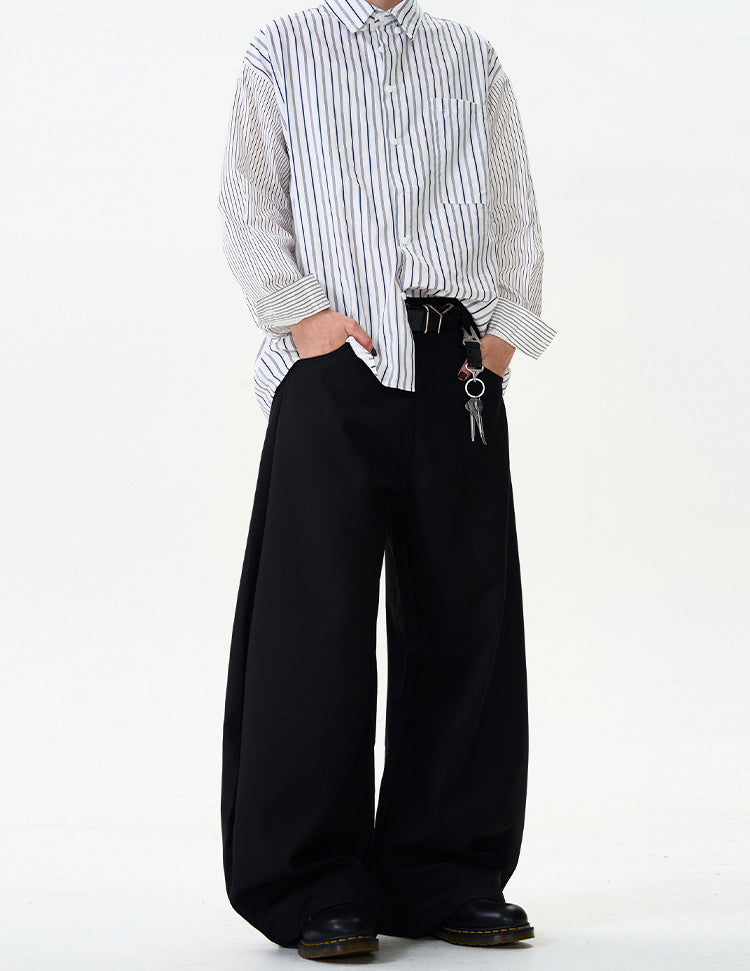 MADWITCH BLADE-CUT RELAXED TROUSERS #NR7182