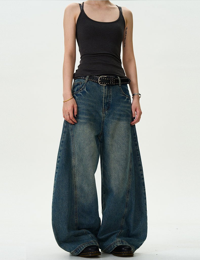 MADWITCH ANKLE-WRAPPED VINTAGE DENIM #24128