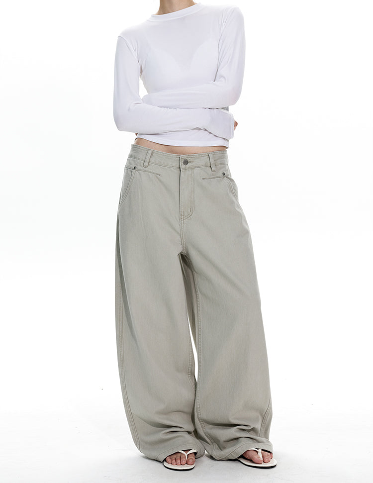 MADWITCH DECONSTRUCTED RELAXED FIT JEANS #CK3599