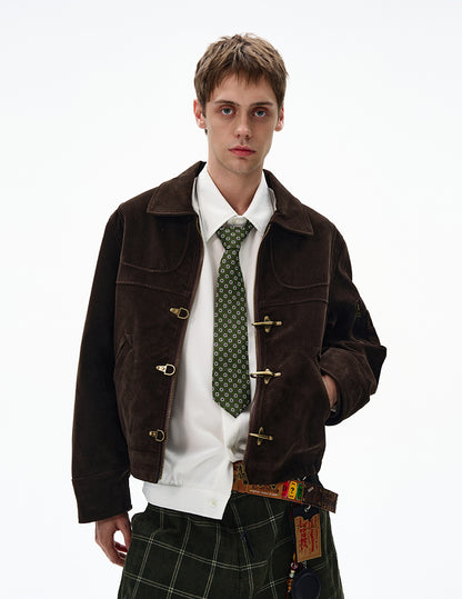 MADWITCH UNISEX PATCHWORK RETRO JACKET #MD256081