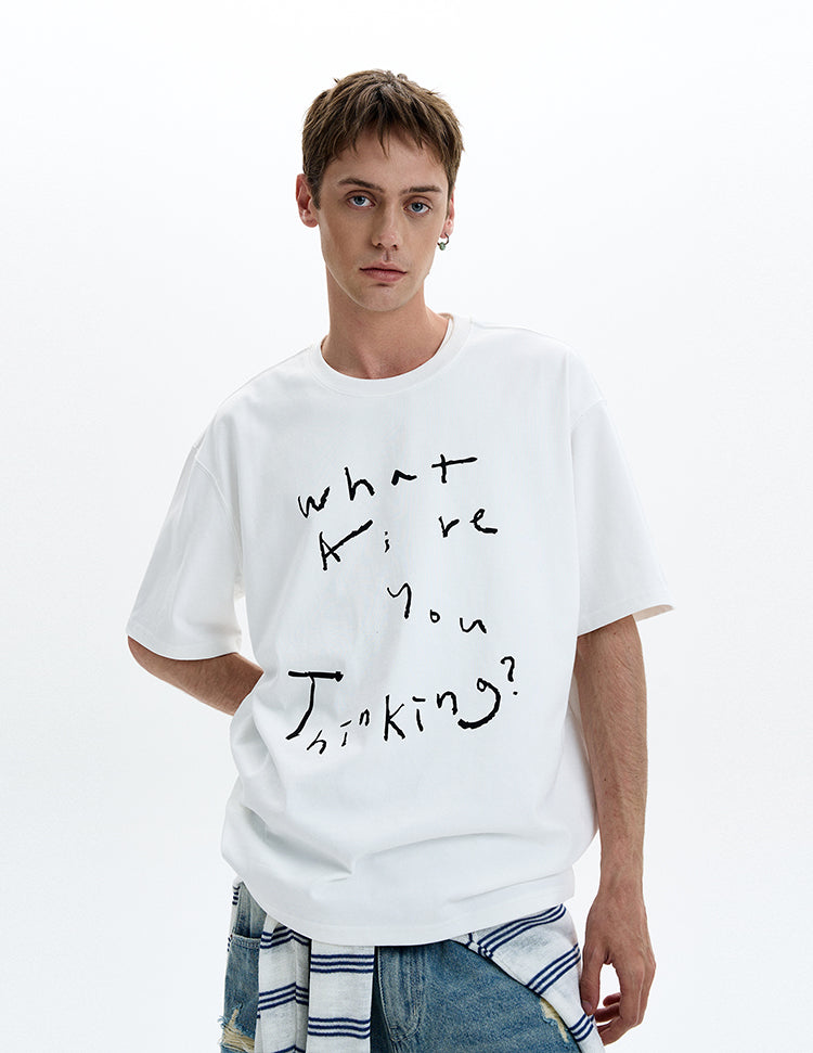 MADWITCH HAND DRAWN GRAPHIC TEE #UT007