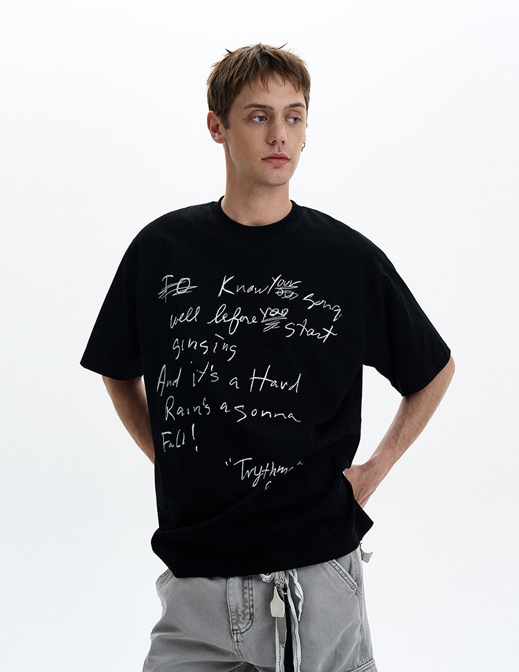 MADWITCH GRAFFITI CASUAL TEE #27312