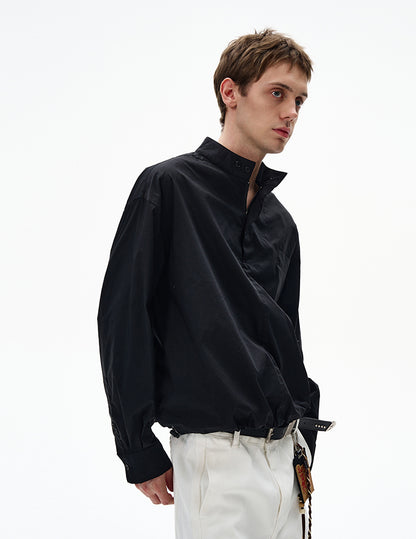 MADWITCH UNISEX HALF-ZIP PULLOVER SHIRT #C248Q25