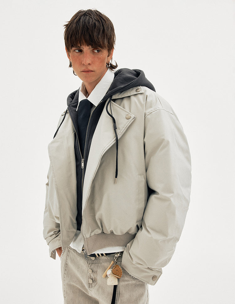 MADWITCH FAUX CROP PARKA #M068