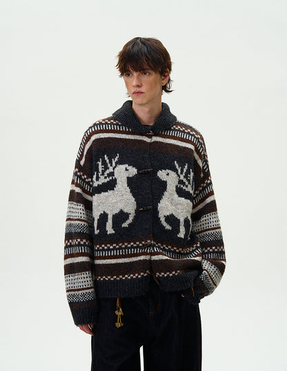 MADWITCH FAIR ISLE KNITTED SWEATER #72317