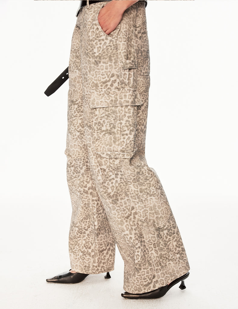 MADWIT HIGH STREET LEOPARD OVERALLS #CK3575