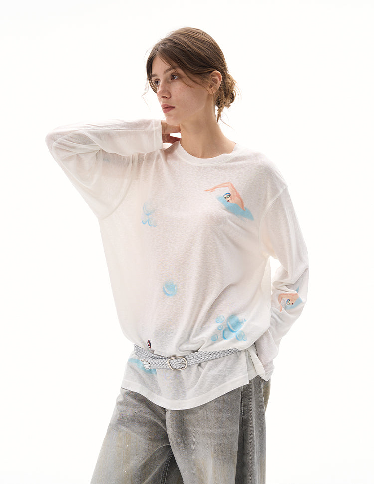 MADWITCH BREATHABLE OVERSIZED TOPS #880288