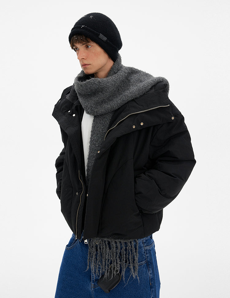 MADWITCH DECONSTRUCTED HOODED DOWN JACKET #N1715