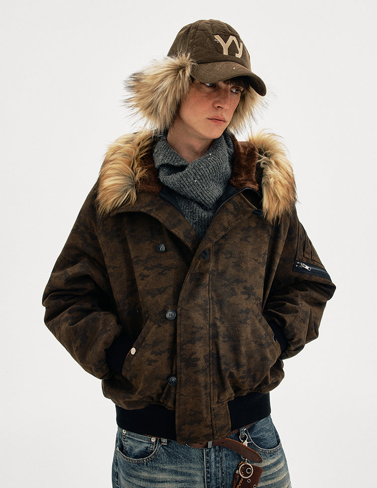 MADWITCH CAMO SHEAR PARKA #AW25123