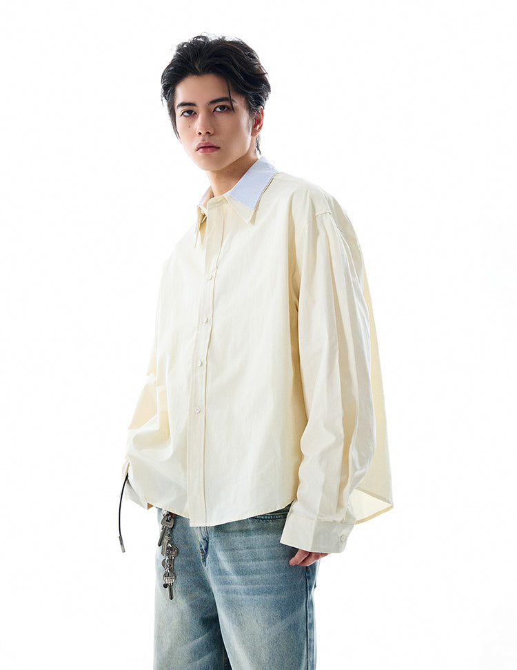 MADWITCH LOOSE SOLID COLOR SHIRT #RC140
