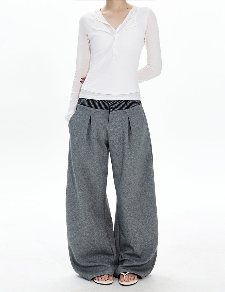 MADWITCH PATCH PLAID PANTS #C967