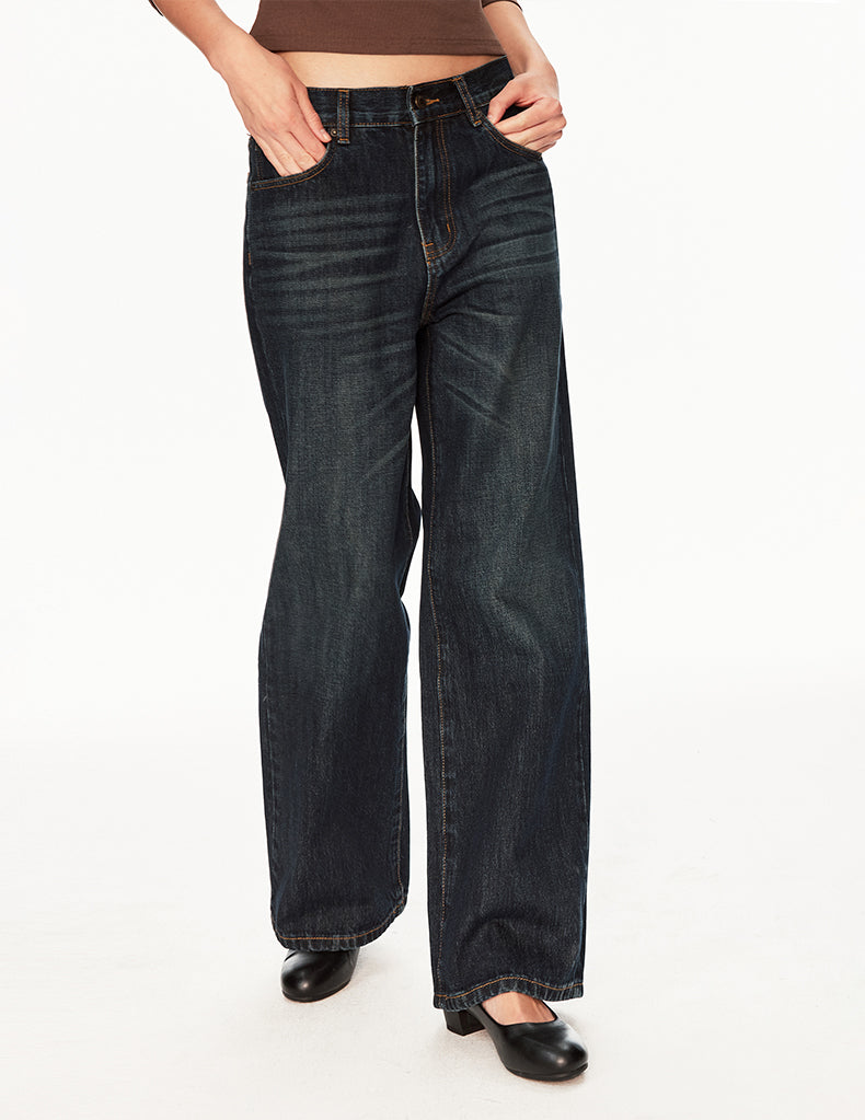 MADWIT AMERICAN STRAIGHT JEANS #GPC9773