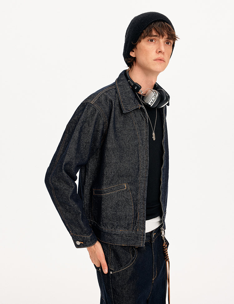 MADWITCH RAW DENIM MULTI-POCKET JACKET #CW1337