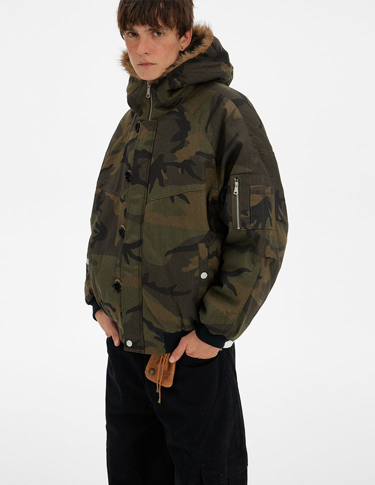 MADWITCH CAMO STREET PARKA JACKET #M1053