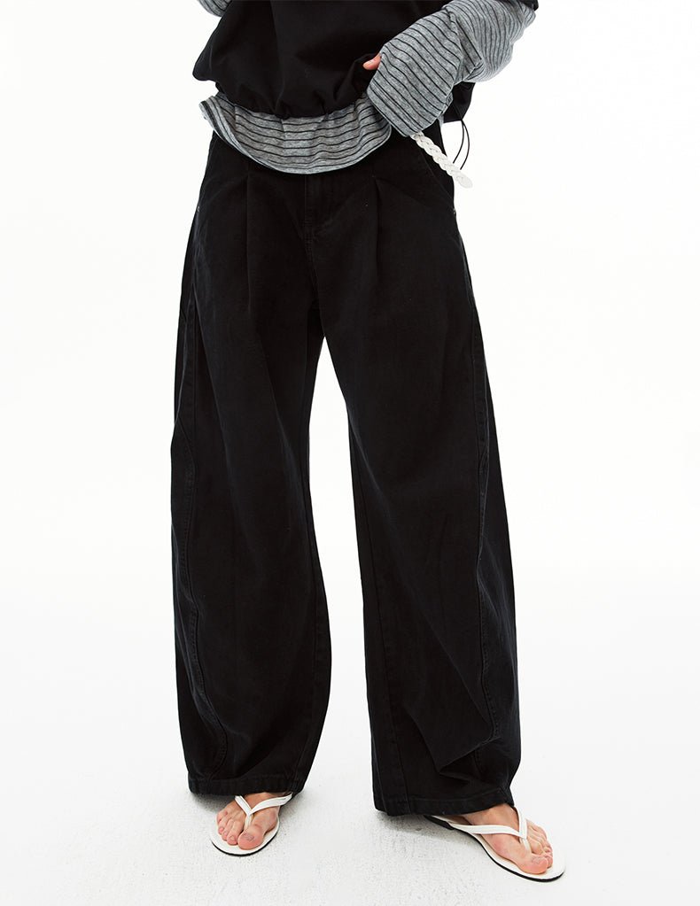 MADWIT WIDE CURVED PANTS CK3615 - MadWitch Store