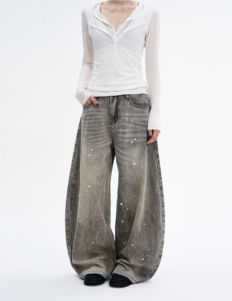 MADWITCH INK SLUNG JEANS #FX066