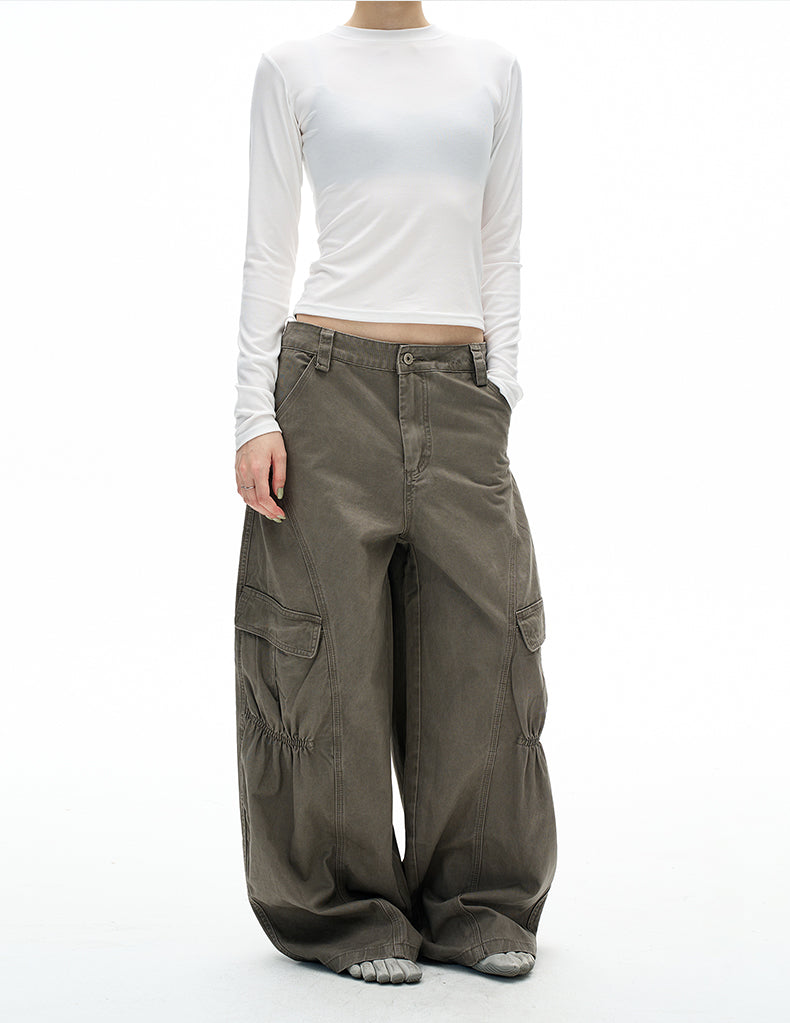 MADWITCH PLEAT CARGO PANTS #6230