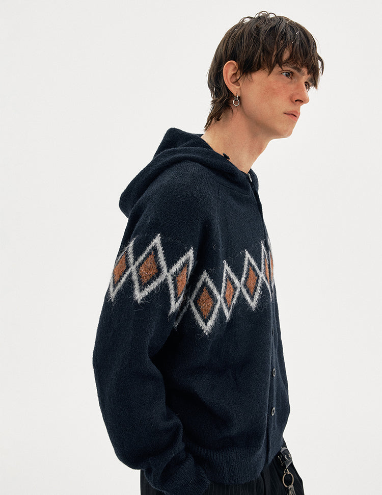 MADWITCH TWIST HOOD SWEATER #8962