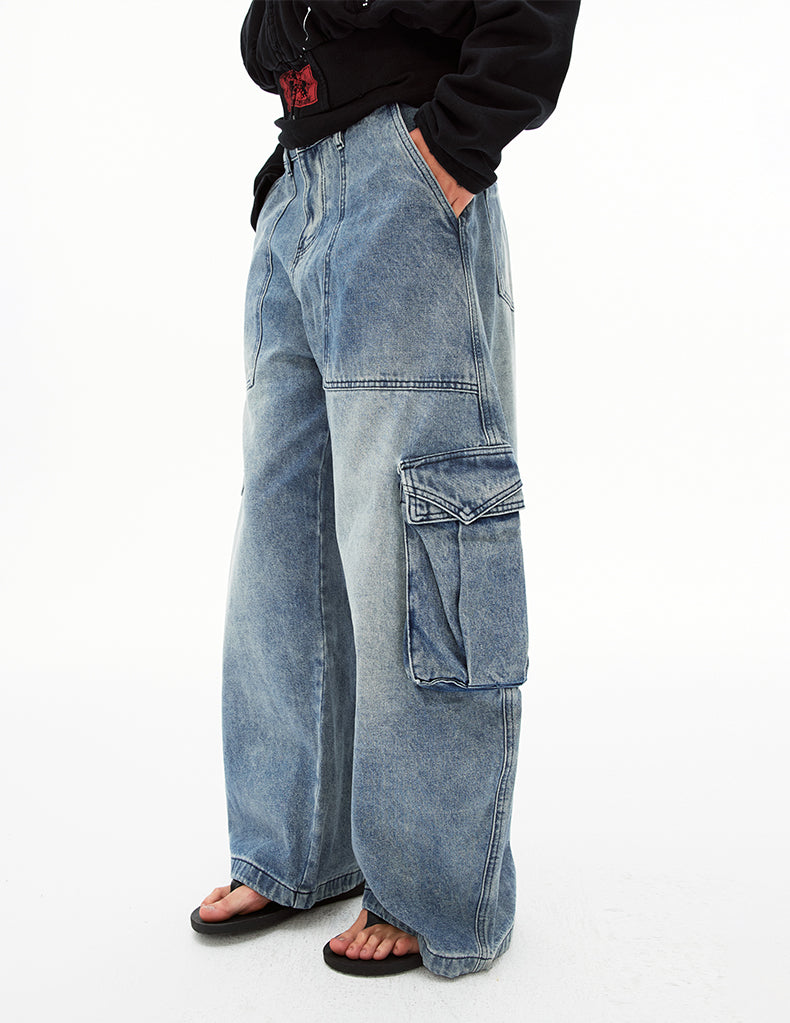 MADWIT UTILITY WASH JEANS #G6856