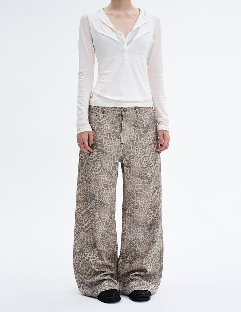 MADWITCH LEOPARD WASH DENIM #CK3577