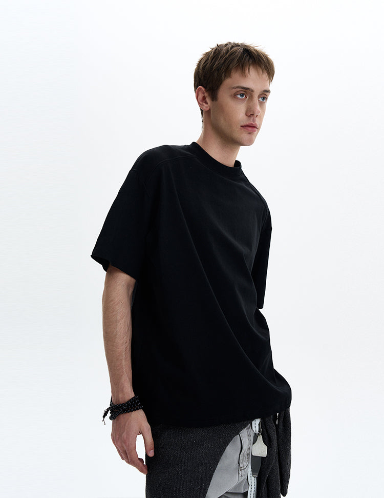 MADWITCH MINIMAL COLLAR TEE #241301