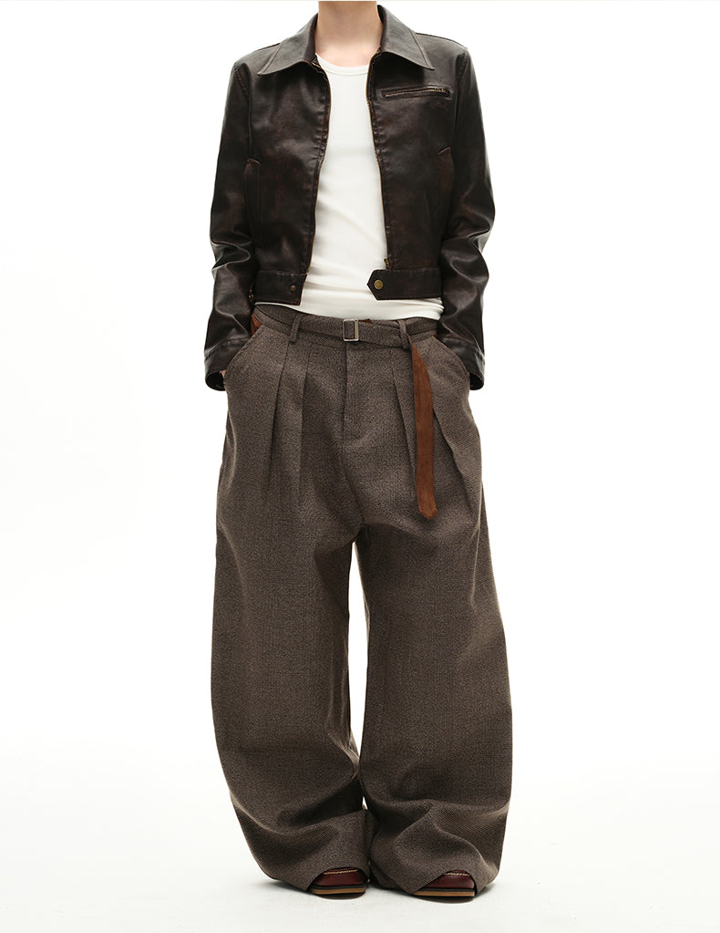 MADWITCH HOUND PLEAT TROUSERS #C933