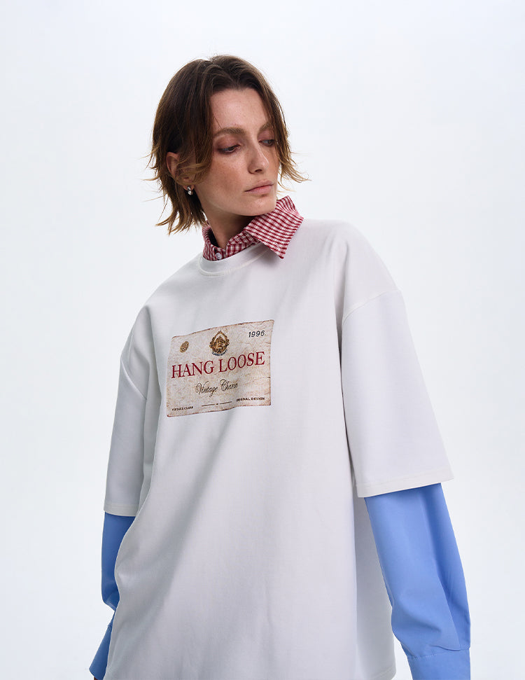 MADWITCH COUPLE’S CASUAL LONG-SLEEVE SHIRT #T555