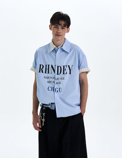 MADWITCH PRINTED SHORT SLEEVED SHIRT #L802