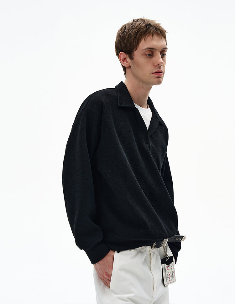 MADWITCH UNISEX V-NECK PULLOVER SWEATSHIRT #C335Q25