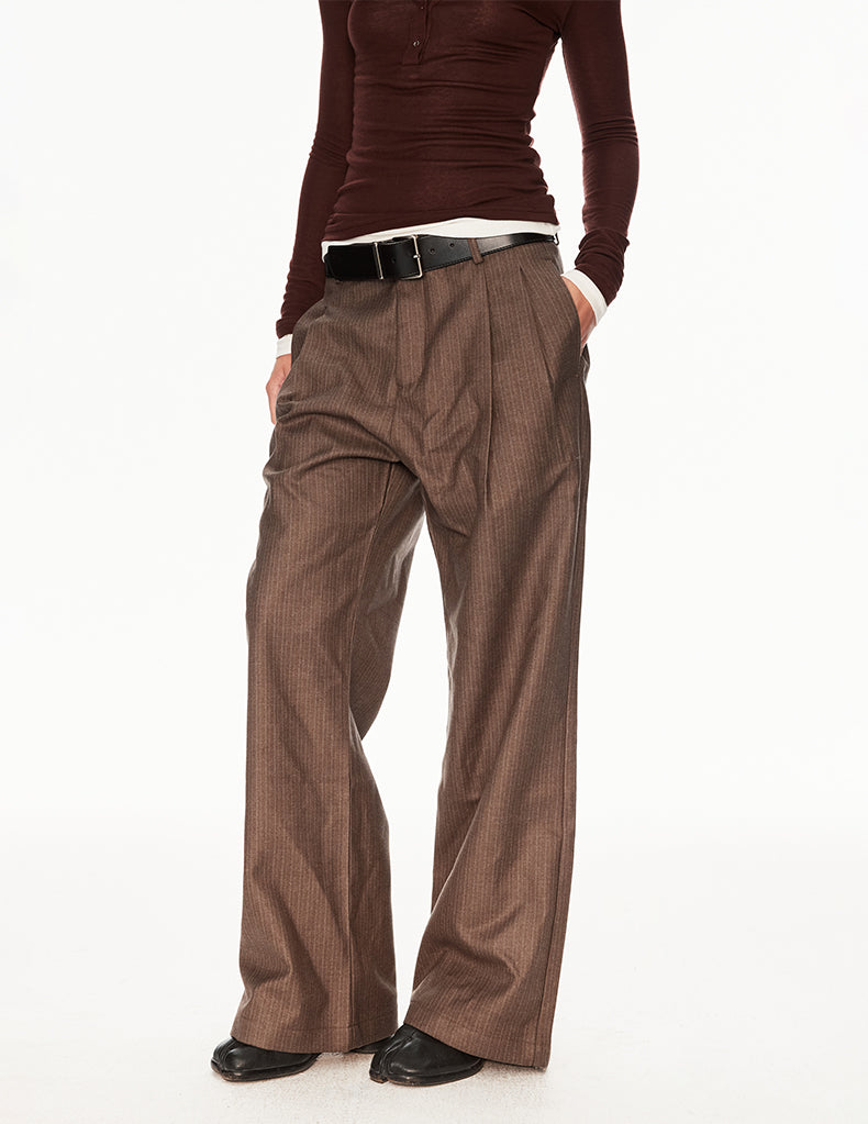 MADWIT HERITAGE PLEATED TROUSERS #GPH6937