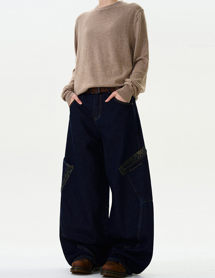 MADWITCH CAMOUFLAGE PATCHWORK PANTS #L467