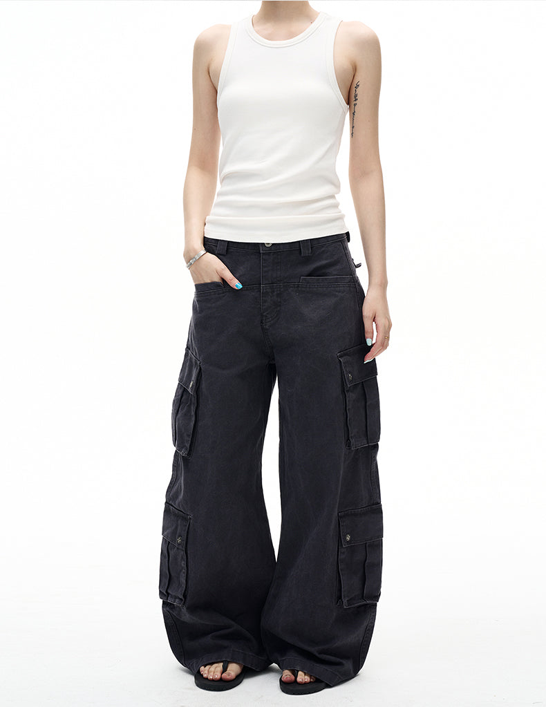 MADWITCH VINTAGE MULTI-POCKET CARGO #L5813