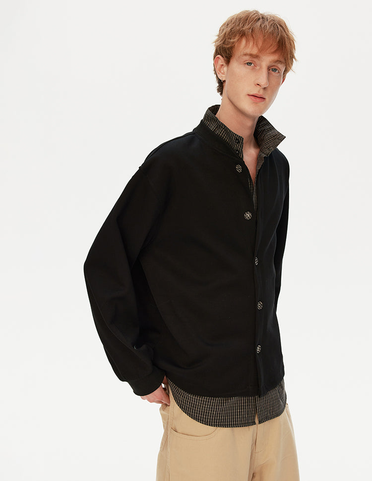 MADWITCH FAUX LAYER SHIRT JACKET #WY726