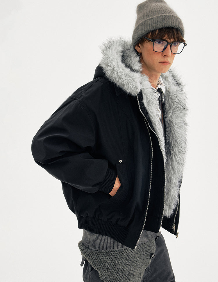 MADWITCH FAUX SHEAR PARKA #990919