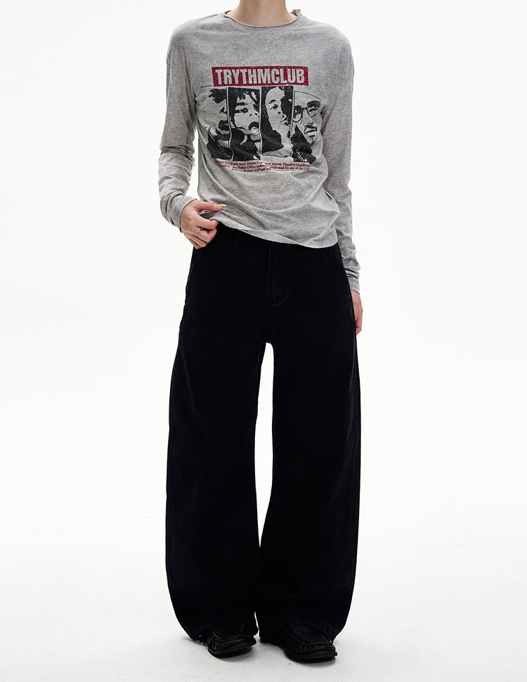 MADWITCH CLEAN SLUNG TROUSERS #CK3573