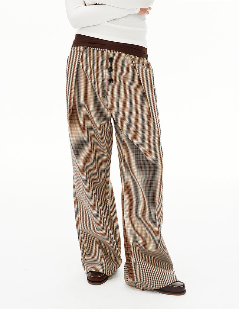 MADWIT HERITAGE DRAPED TROUSERS #CK6929