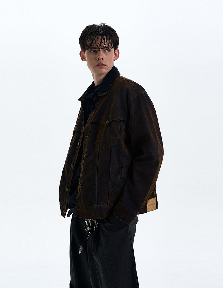 MADWITCH VINTAGE HEAVY-DUTY WORKWEAR JACKET #G6813