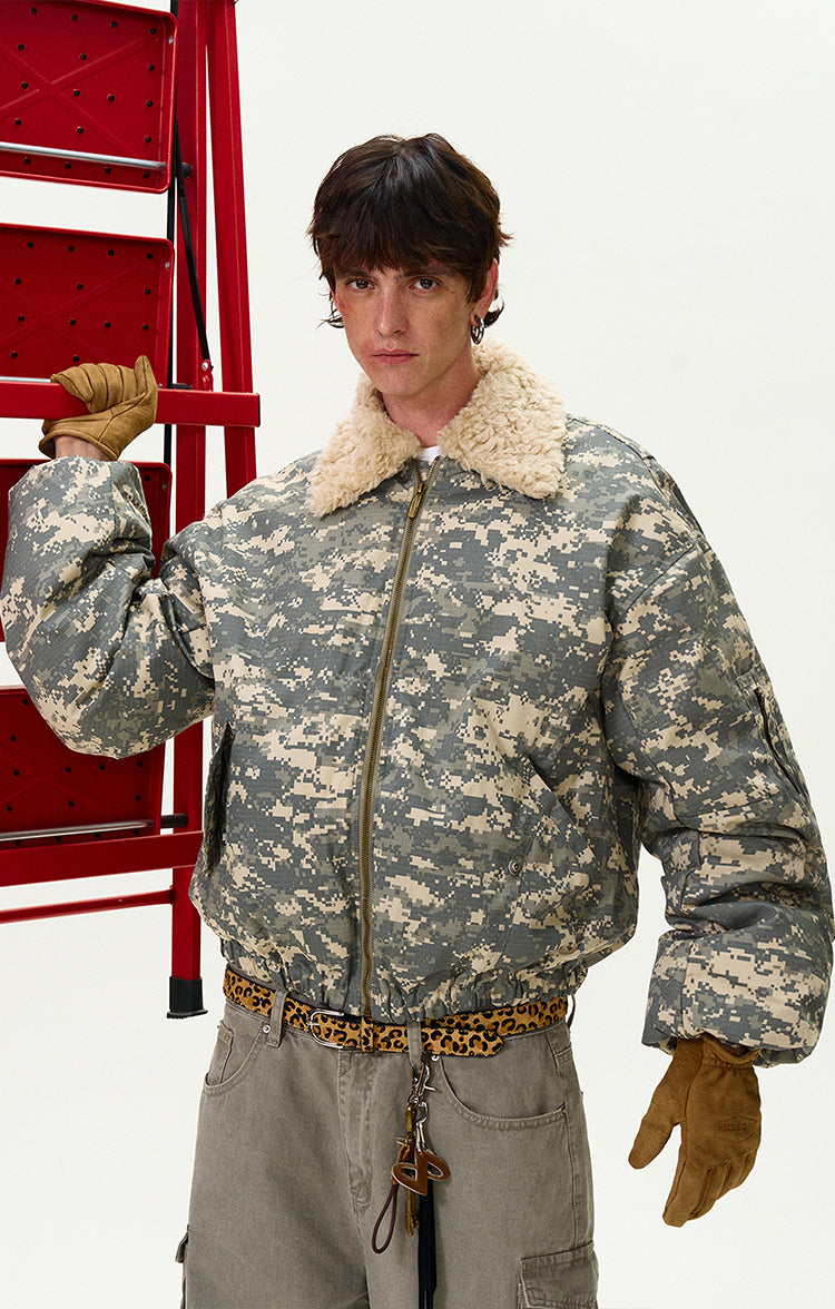 MADWITCH CAMOFLAGE BOMBER JACKET #0194