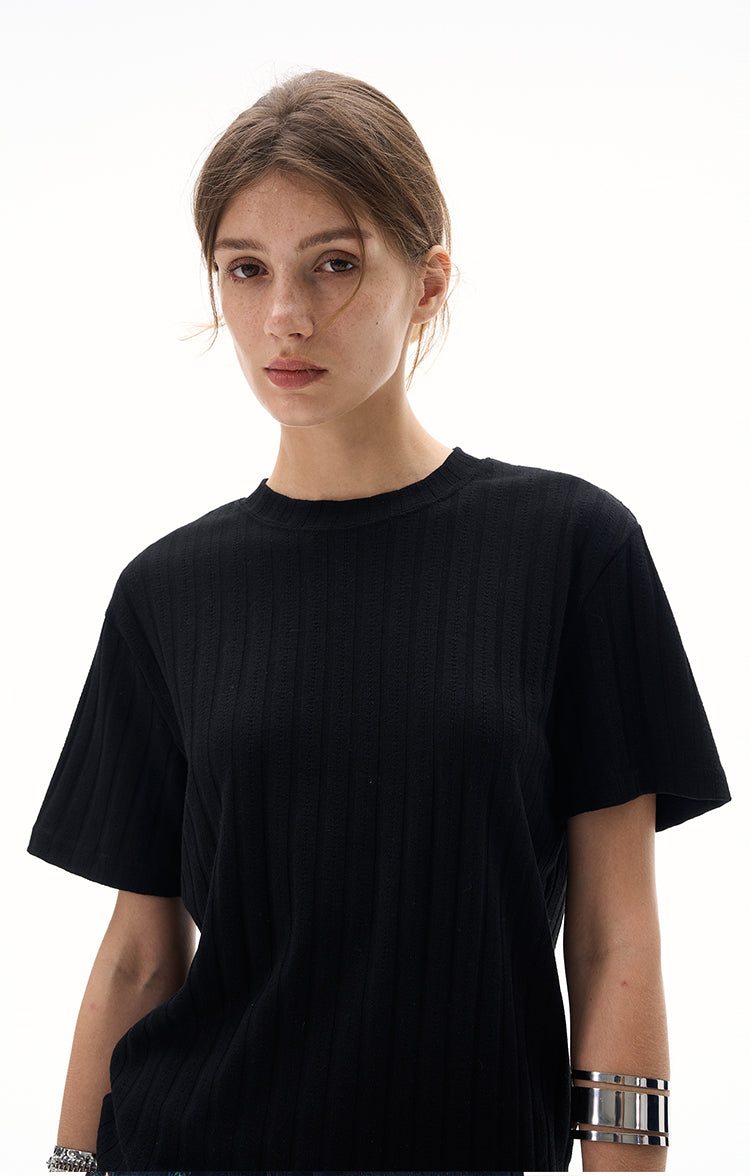 MADWITCH CLASSIC CREW KNIT TSHIRT #R2409